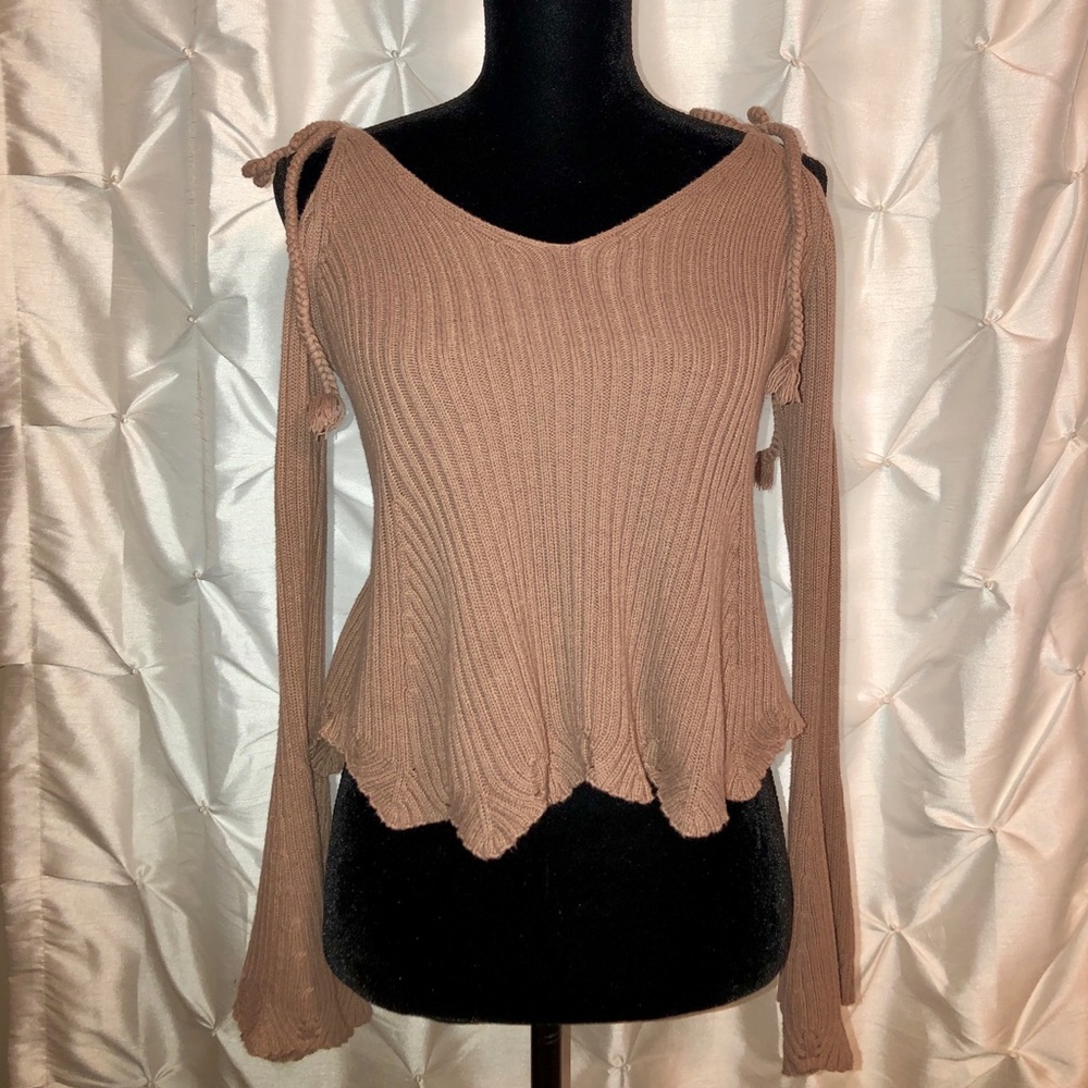 L.A. Hearts Bell Sleeve Sweater Top